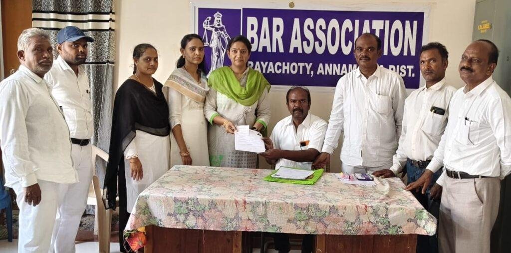 న్యాయవాదుల సంఘం ఎన్నికలకు నామినేషన్లు దాఖలు