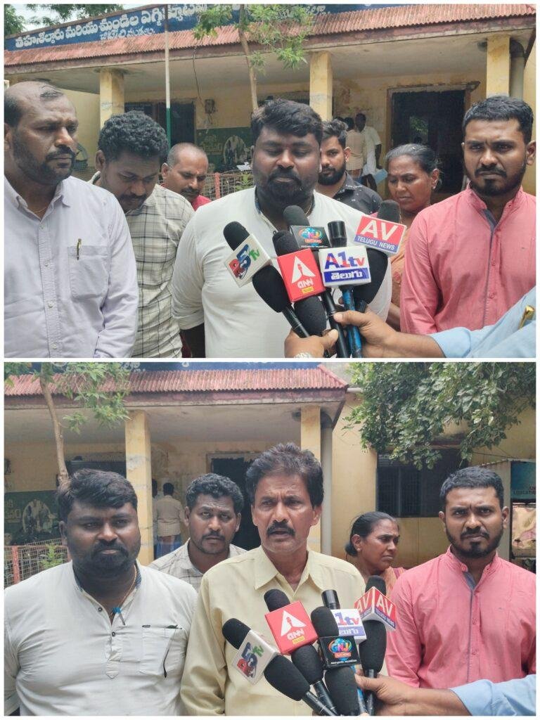 తిమ్మాయపాళెం ఇనాం భూముల్లో అక్రమ దారుల చొరబాటు తాసిల్దార్ కు వినతి పత్రం ముత్యాల శివప్రసాద్