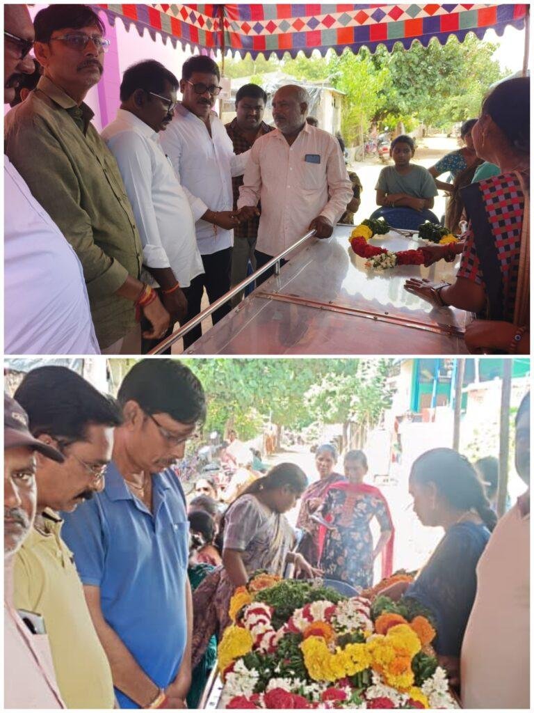 ఉయ్యాల బాలకృష్ణయ్య అనారోగ్యంతో మృతి నివాళులర్పించిన మాజీ ఎమ్మెల్యే కొరముట్ల