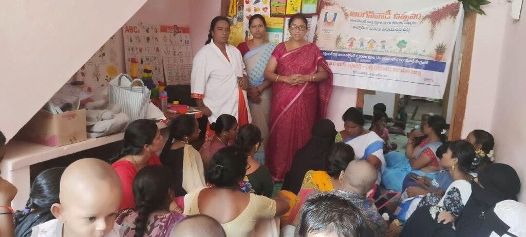 రంగనాయకులపేట అంగన్వాడీ 2లో ఉత్సవాలు